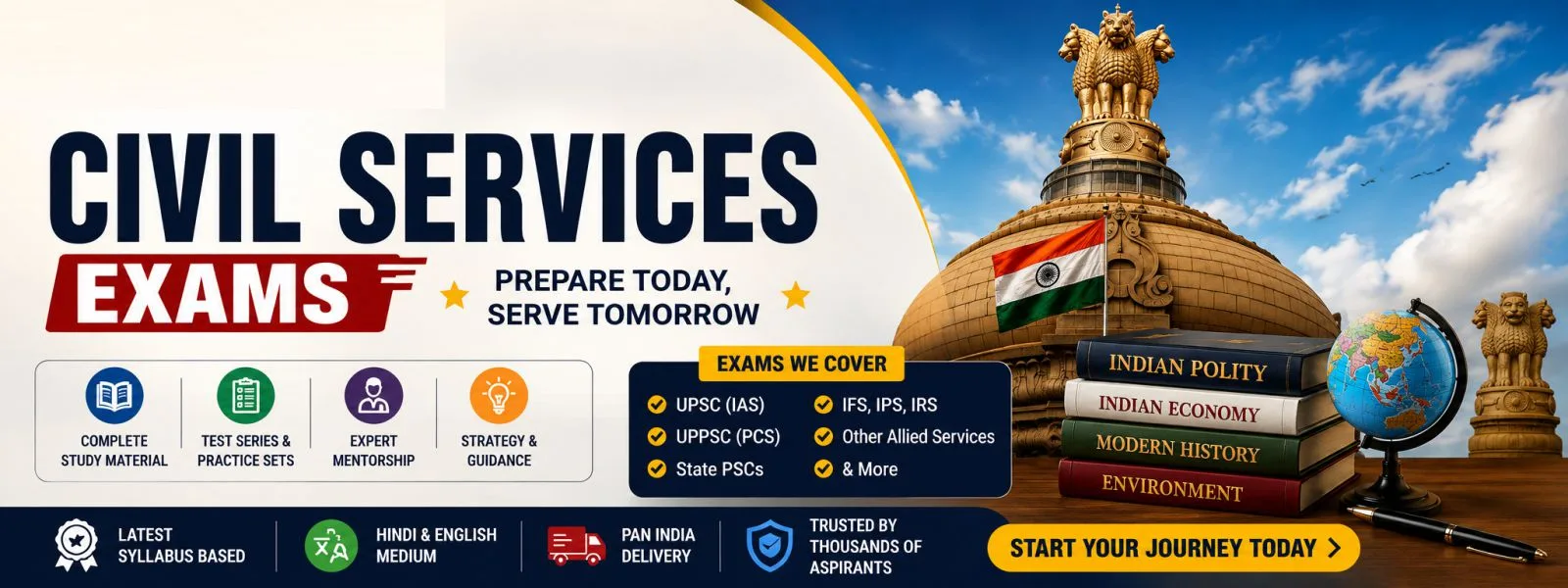 Civil Services Exams Banner